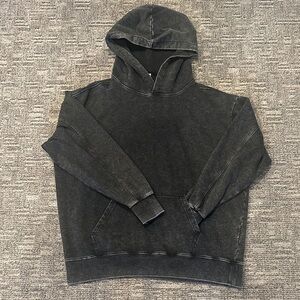 🌘 Men's Black Denim Hoodie